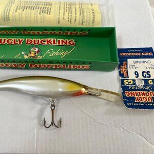 VINTAGE UGLY DUCKLING LURES PACK OF 1 NO. 9 GS SINKING 30 YEARS OLD HAND MADE